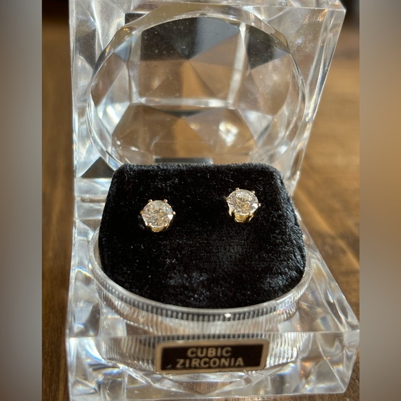 Cubic Zirconia Earrings - Picture 1 of 2